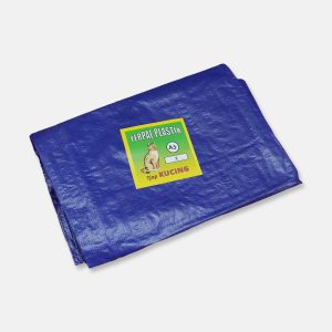 Terpal Plastik Kucing A3 Biru Orange