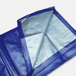 Terpal Plastik Kucing A12 Biru Silver