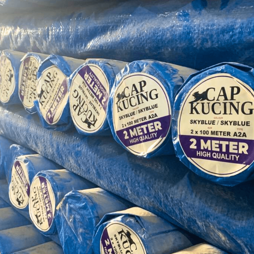 Terpal Plastik A2 Cap Kucing Ukuran Satu Roll