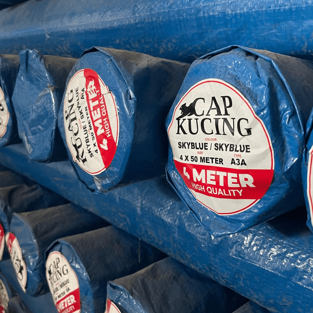 Terpal Plastik A3 Cap Kucing Ukuran Satu Roll