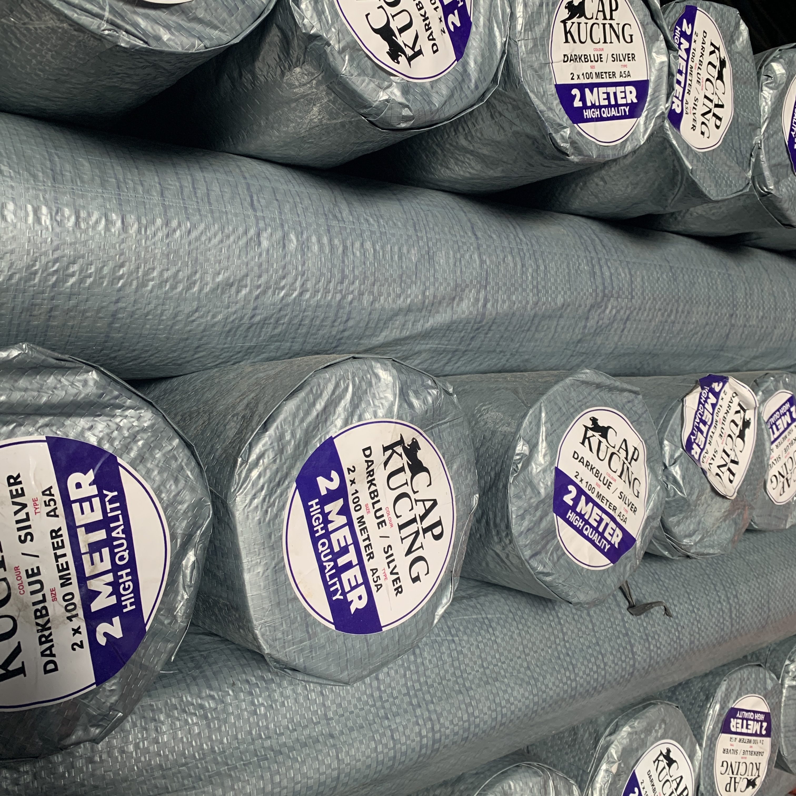 Terpal Plastik A5 Cap Kucing Ukuran Satu Roll